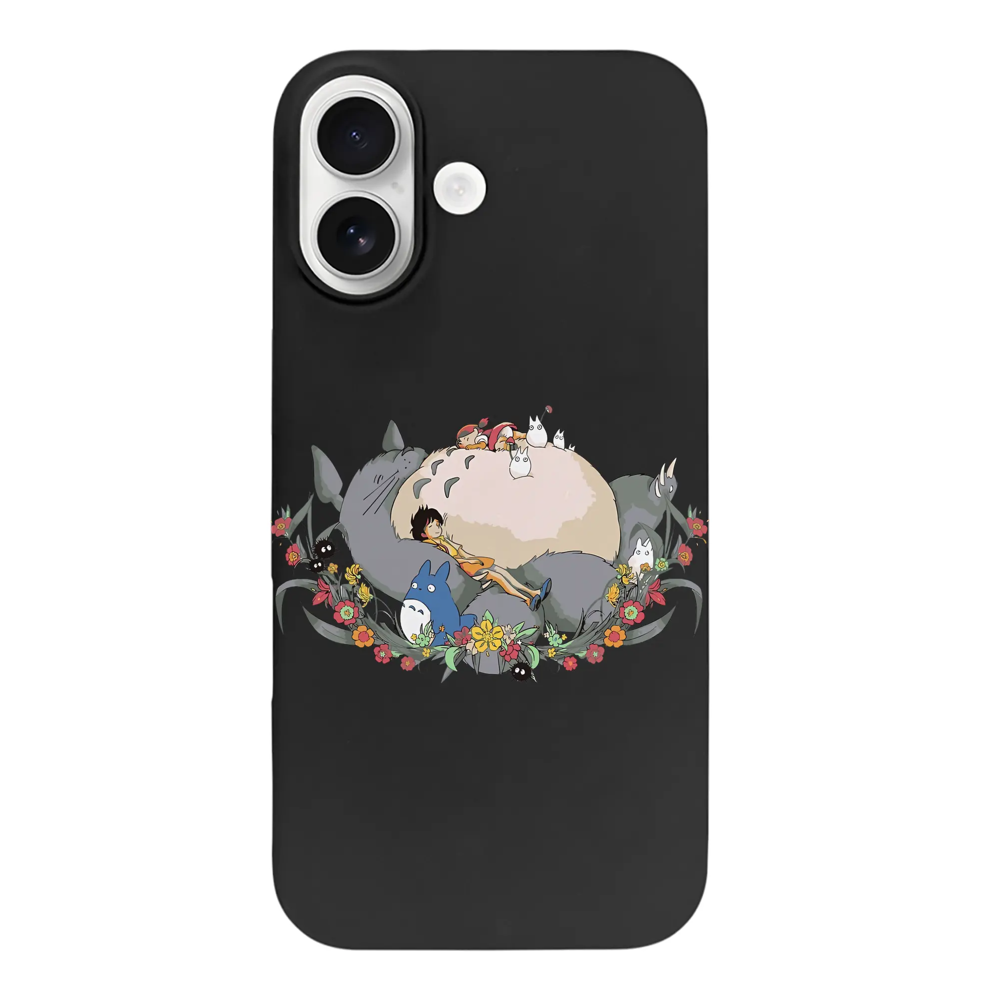 となりのトトロ グッズ トトロ - iPhone 17 シリーズ シリコンケース 薄型 耐衝撃 指紋防止 ソフトタッチカバー 精密フィット 傷防止 保護ケース iPhone 17/17 Air/17 Pro/17 Pro Max 対応